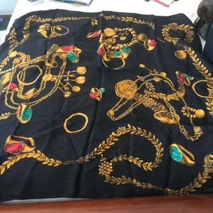 A vintage black Fendi scarf